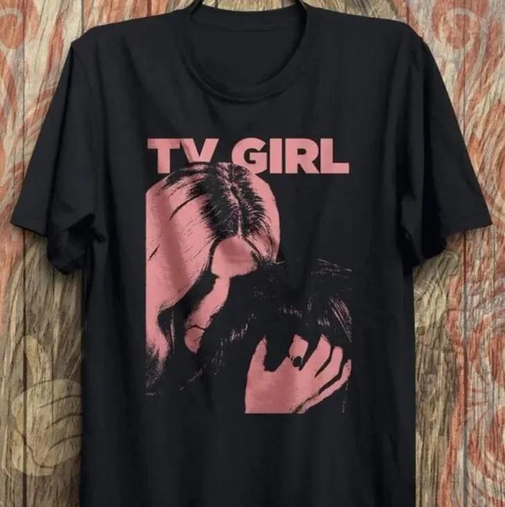Tv Girl Tshirt French Exit Album Tee Summer Unisexs and Womens Loose and Breathable Tshirt Top S