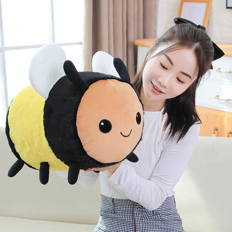 Insect Ladybird Bee Plush Toy Stuffed Doll Home Bedroom Decoration Gift Kids