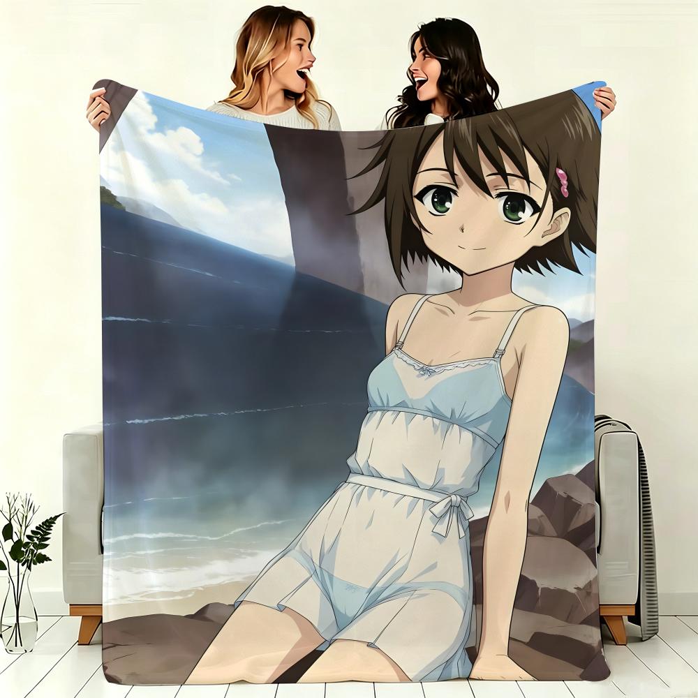 Anime T-TrueS Tears Throw Soft Warm Throw Blanket for Bedroom Living Room Bed Travel Camping Picnic Gift