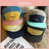 Vintage Letter Embroidered Baseball Cap With Wide Brim For Streetwear Summer Cool Sun Protection
