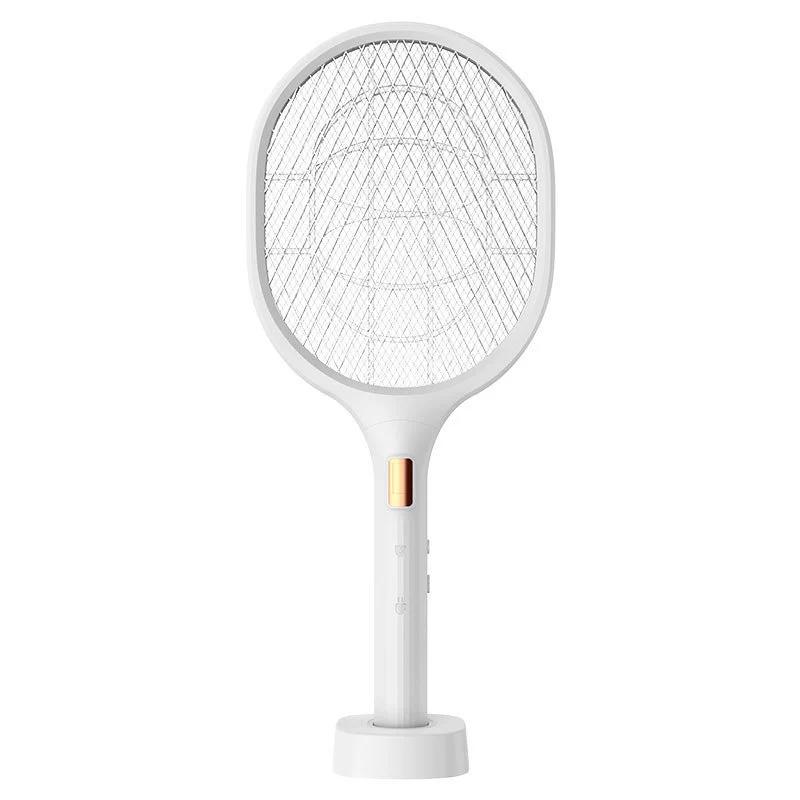 

Raqueta eléctrica recargable 2 en 1 para matar mosquitos y lámpara antimosquitos para el hogar