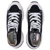 MLB Chunky High New York Yanker Anti-Slip Wear-Resistant High-Top Canvas Shoes Unisex Black Sneakers 32SHU1111-50L