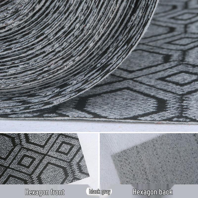 Smoke Gray Ash Exhibition Carpet - Disposable, Thickened, Wear-Resistant, and Plain