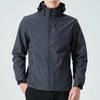 Men's High-Performance Waterproof & Windproof Jacket - Breathable, Lightweight Raincoat with Detachable Hood for Hiking, Climbing & Outdoor Activities