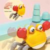 Induction Escape Crab Electric Pets Musical Toys Toddler Crawling Baby Walker Crab Interactive Toys For Children Gifts