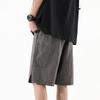 Men's Drawstring Elastic Waist Straight Leg Casual Shorts