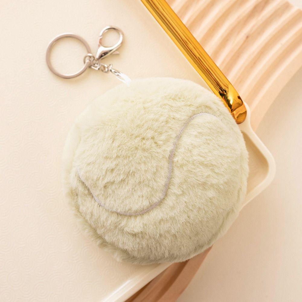 Basketball Baseball Basketball Plush Toy Keychain Simulation Soccer Toy  Female Lady Girl