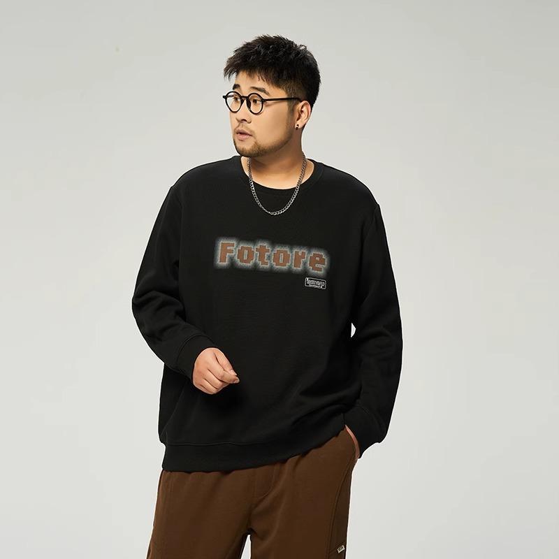 Printed soft high quality fabric wrinkle-resistant men's street sports casual breathable loose fashion trend comfortable long-sleeved tops