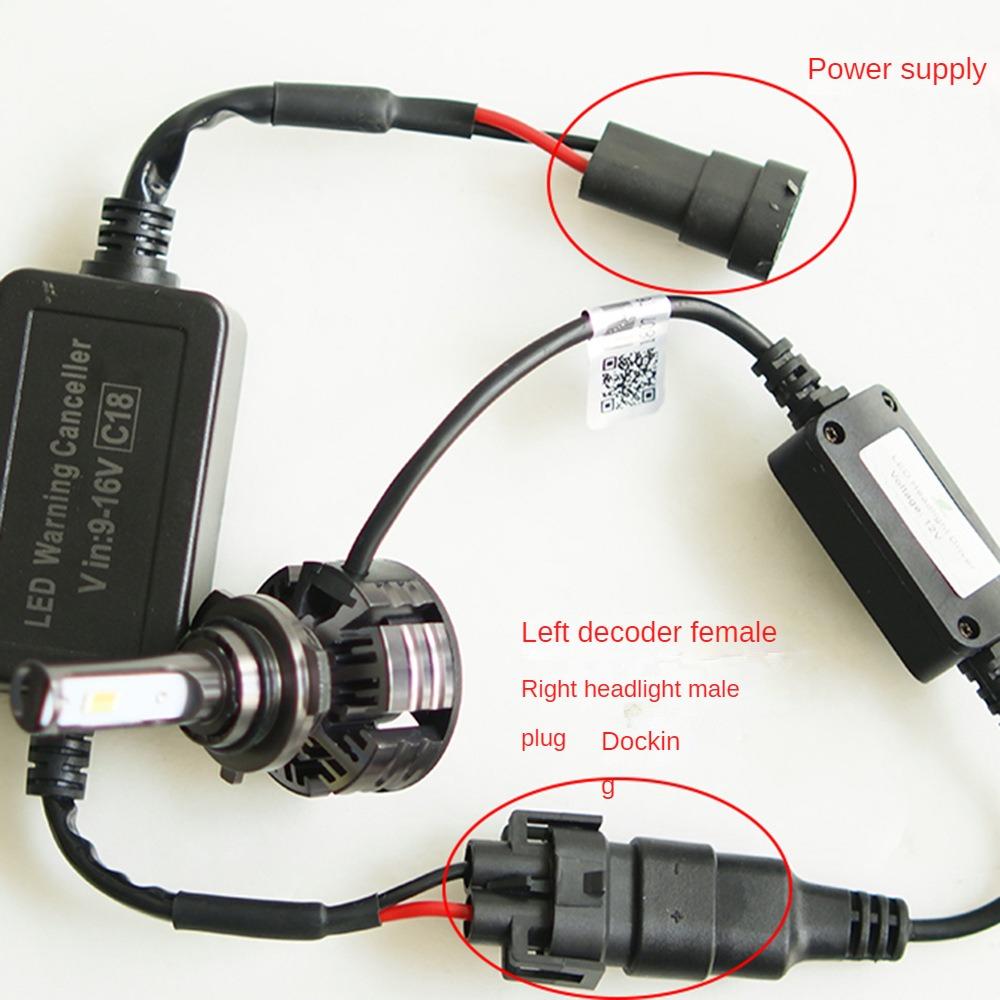 

Устройство устранения неисправностей автомобильных светодиодных фар, декодер фар, защита от помех, защита от мерцания, руководство Sagitar Magotan H1/H3 / 1 pair