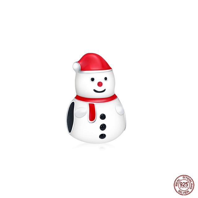 New 925 Sterling Silver Red Color Series Heart Shape Charms Beads Lucky Jewelry Gifts