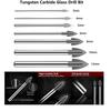 5PCS 312mm Carbide Drill Bits for Tile and Glass Effective for Drilling Holes In Different Materials for DIY Projects