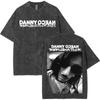 Danny Ocean Rapper Harajuku Style Letter Print Vintage Washed TShirt Unisex Hip Hop YK Loose Casual Crewneck Tee for Teens