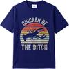 Solid Color Unisex Oneck Tshirt Fashion Chicken Of The Ditch Lobster Sunset Design Trendy For Her Teeshirt Cheap Tshirt Black