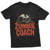 Zombie Coach Scary Skull Halloween 100% Cotton T-shirt Mens Tees Top