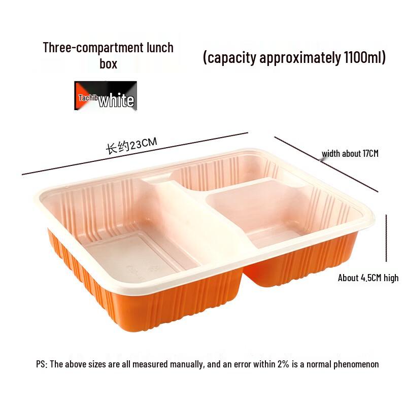 Disposable Multi-Compartment Meal Prep Containers