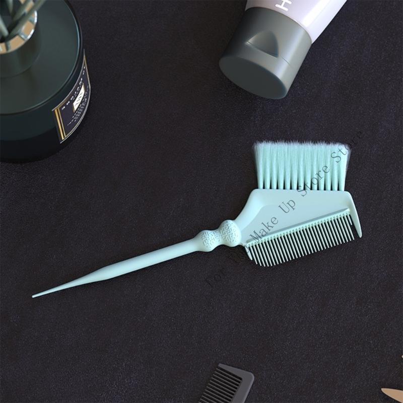 Double Sided Hair Coloring Comb Smooth Hair Treatments With Ergonomic Handle Hair Dyeing Brush For Salon and Home Use
