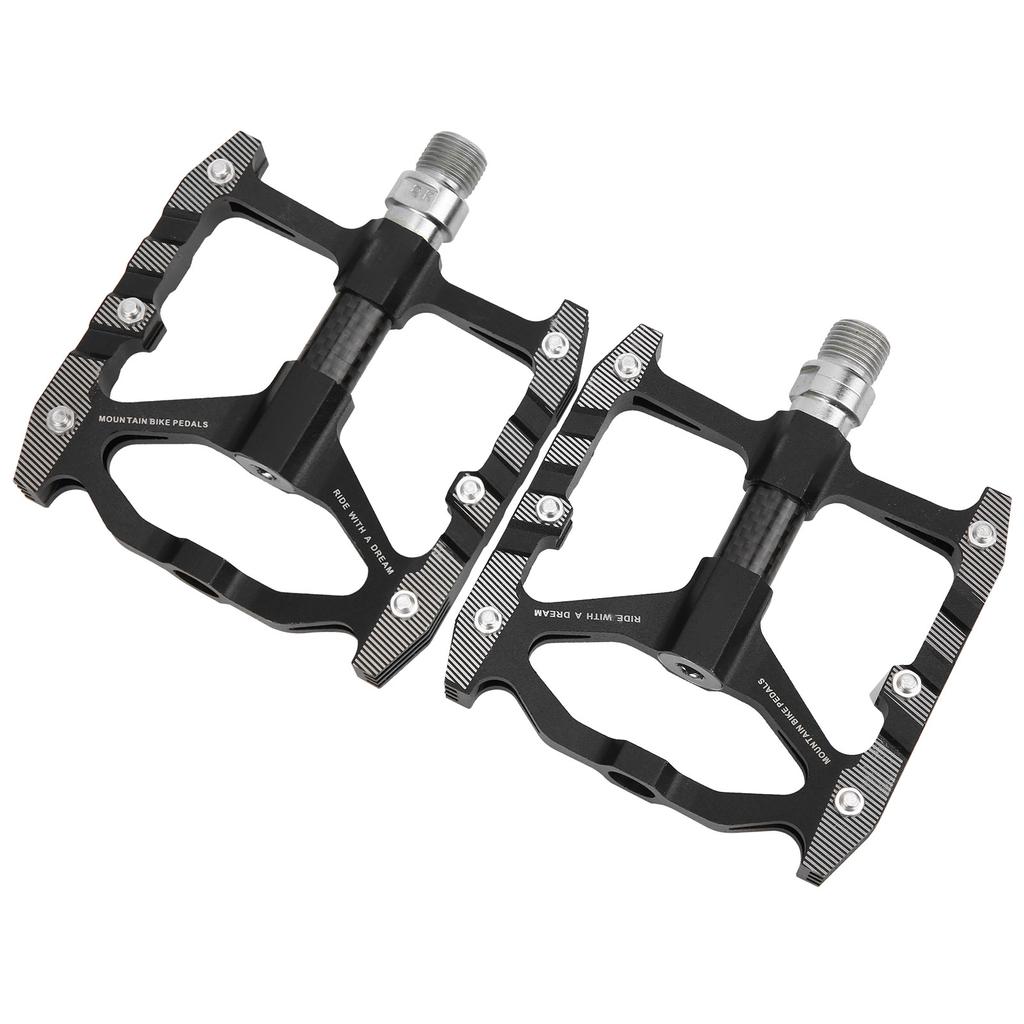 Wheelup Bicycle Pedals Carbon Fiber Aluminum Alloy Bearing Platform AntiSlip Mountain Bike Cycling