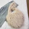 Women Fluffy Shoulder Bag Commuting Shopping Outdoor Travel Crossbody Bags Fashion Portable Female Heart Tote