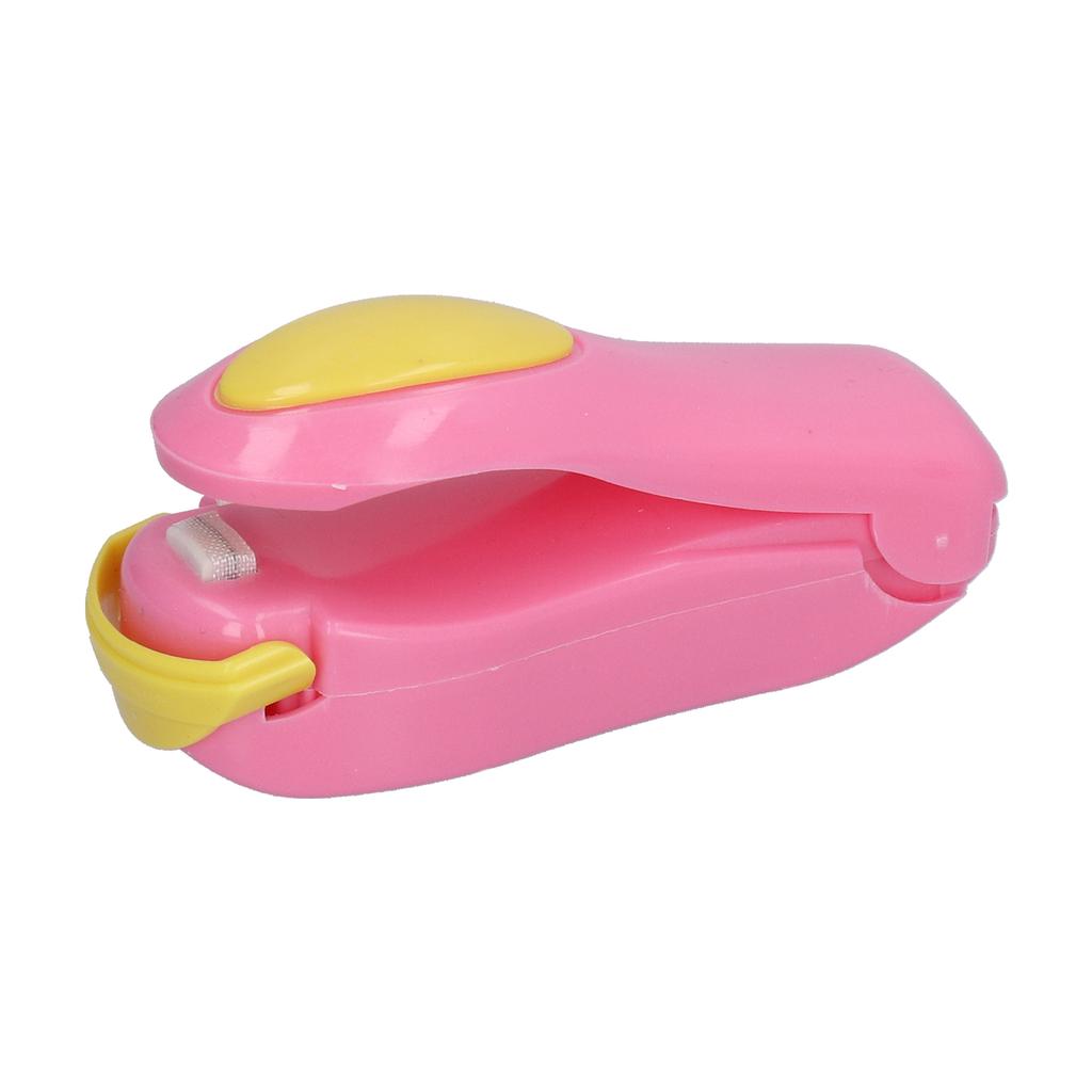 Haushalts-Lebensmittelversiegler Mini Tragbare Lebensmittel-Kunststoffversiegelungsmaschine für Zuhause OutdoorPink