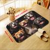 Group of Dogs Welcome Doormat - Non-Slip Microfiber Floor Mat for Entryway & Bedroom - Washable Pet Lover Home Decor Carpet