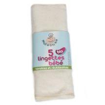 Lot de 5 Lingettes Bébé lavables
