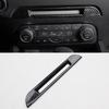 1Pcs Carbon Fiber Center Console Seat Heater Cover Trim For Mazda CX-5 CX5 17-24
