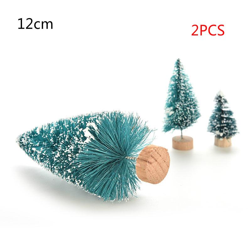 Hot DIY Mini Christmas Tree Small Pine Tree Placed In The Desktop Home Decor Christmas Party Decoration Kids Gifts For Home Xmas