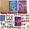 Kpop Cacciatori di Demoni Calendario dell'Avvento di Natale Huntrix Rumi Mira Zoey SAJA Boys Tigre Derpy Giocattoli in Scatola Cieca Decorazioni Regali di Capodanno
