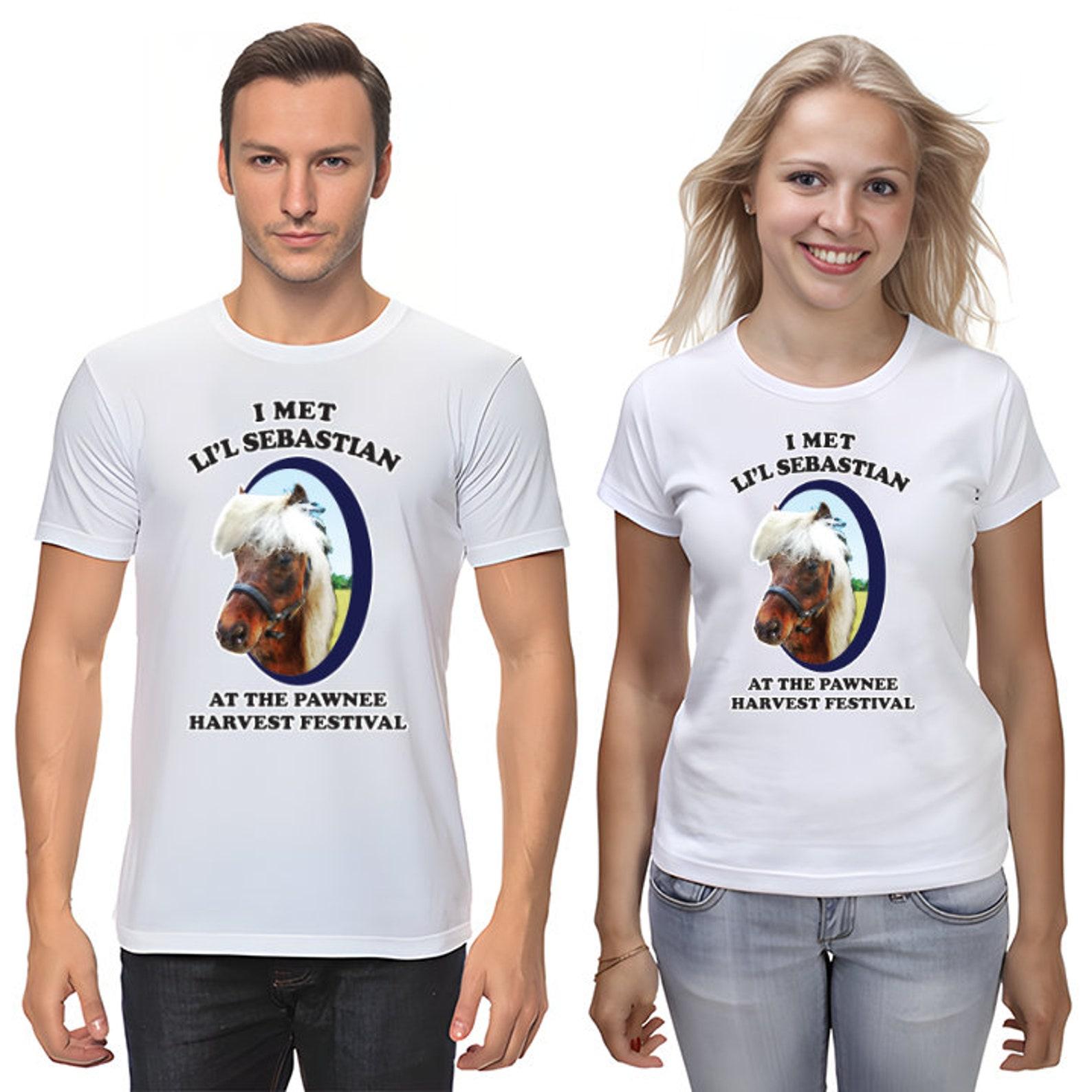 I Met Lil Sebastian Short Sleeve White-Black Men s / Women s T-Shirt K1046 4XL