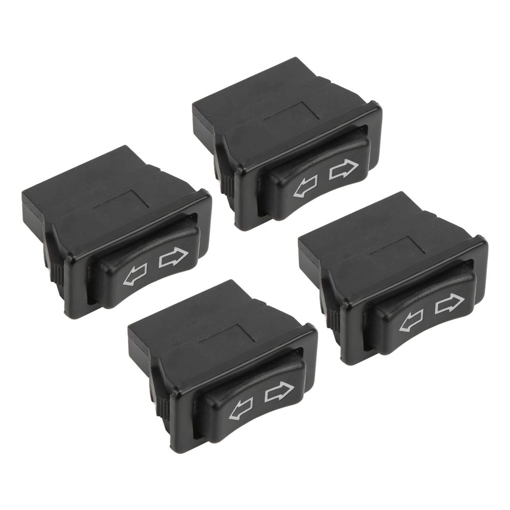 4PCS 5Pin Power Window Switch Car Universal Glass Lift Drive Switches with Green Lamp DC12V 24V