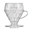 Hario V60 Drip-Assist Set (Pete Likata Model) - 1-4 Cup Coffee Brewing Support Device, Transparent, Made In Japan (PDA-1524-T)