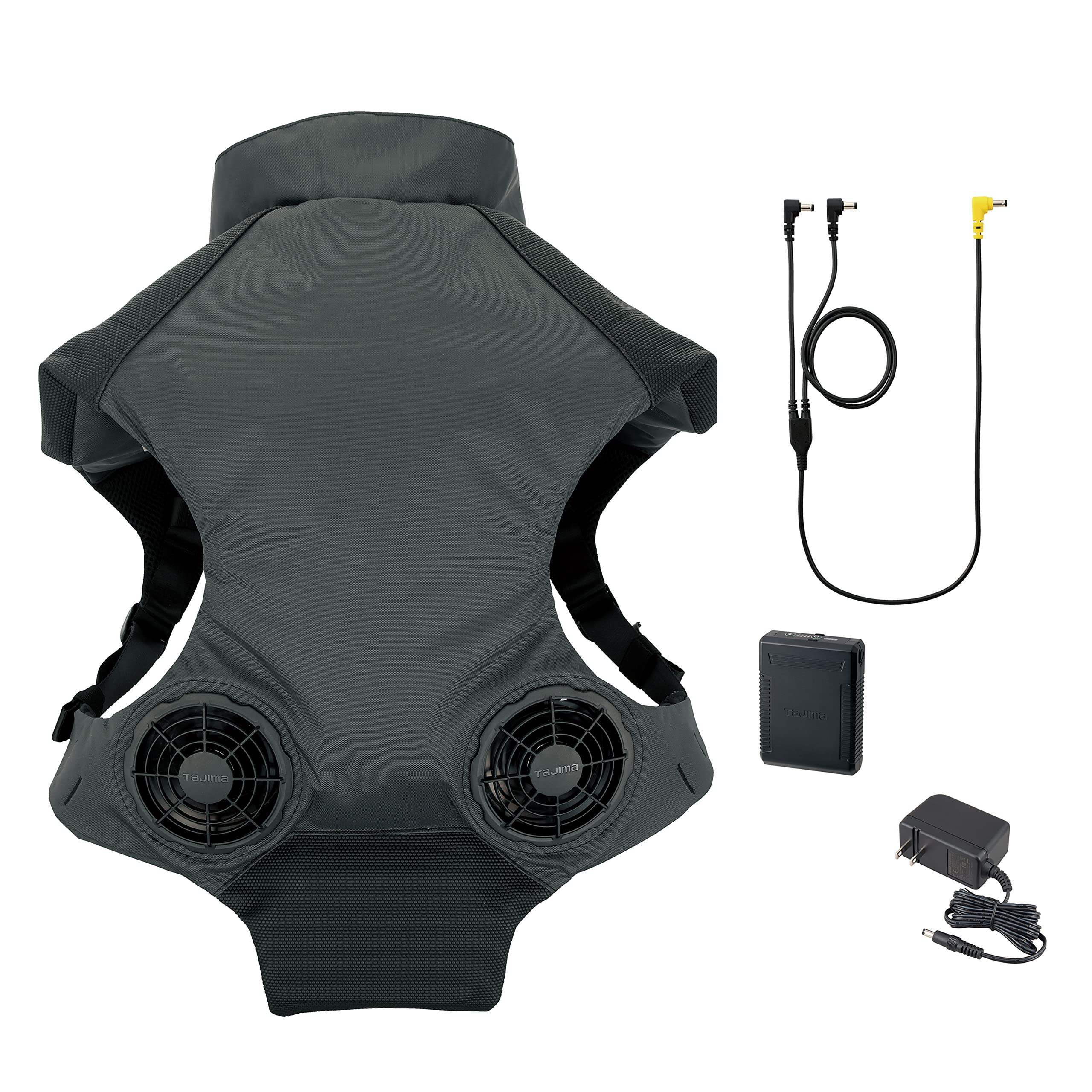 

TJM Design A cooling fan and elegance pad that allows air to pass through even when wearing a harness.Upgraded in 2023.Powerful air blowing around