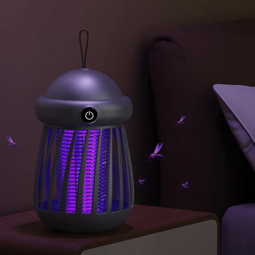 Elektrische Mückenvernichterlampe USB Fliegenfalle Zapper Insektenvernichter Abwehrmittel Schlafzimmer Outdoor Camping Anti-Mücken-Falle Nachtlicht