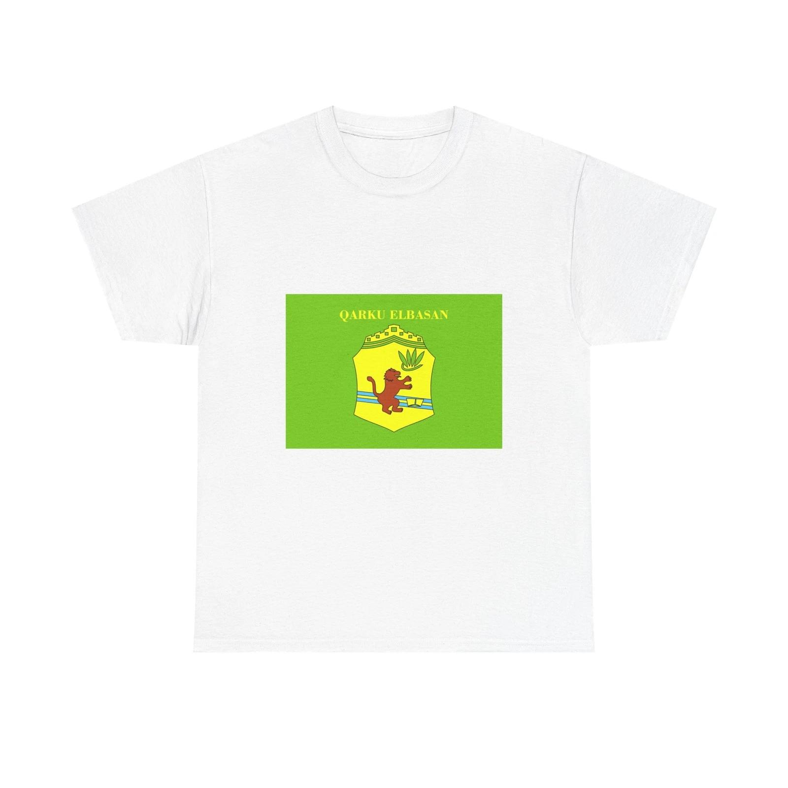 Flag of Elbasan Albania - T shirt 2XL