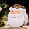 Weihnachten Candy Box Cartoon Santa Claus Schneemann Pinguin Schokolade Kekse Snacks Leckerli Geschenk Lagerung Eisen Container Party Gefälligkeiten