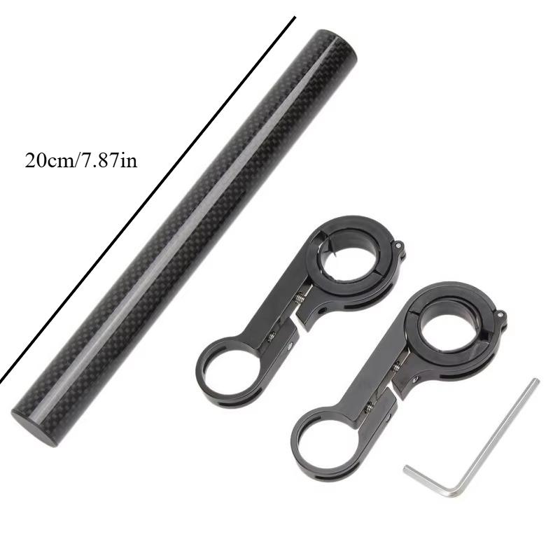 Road Bike Bicycle Extension Frame, Bicycle Accessories, Alloy Flashlight Stand, Extended Handlebars