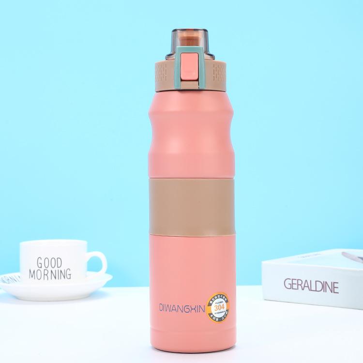 Factory Outlet 680ml Sports Vacuum Flask 304 Stainless Steel Outdoor Portable Travel Insulated Water Bottle Low MOQ