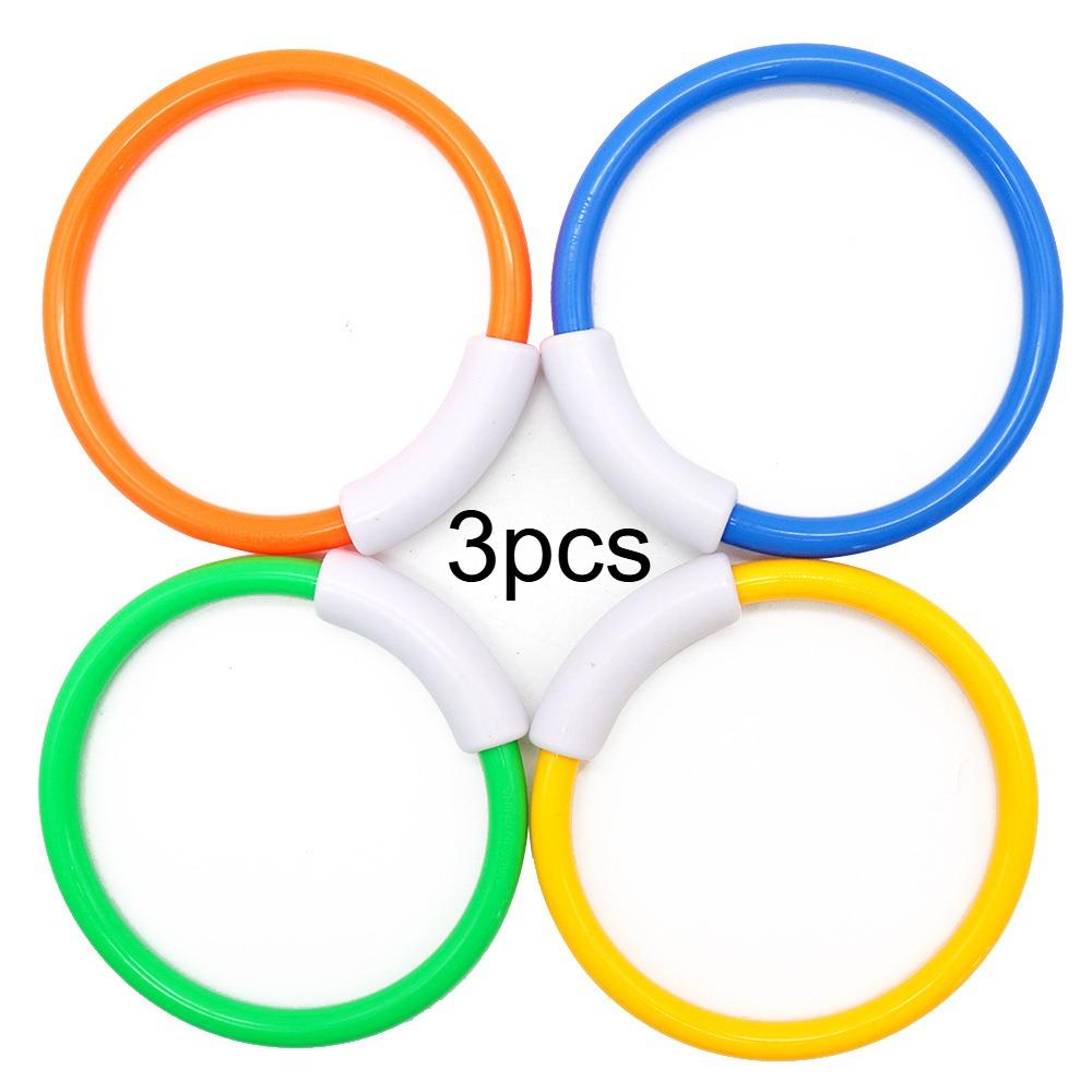 

3pcs Diving Ring Toys, Floating Water Training Ring Toss Set,Beach Water Games Hand-Eye Coordination Training Toys, Water Park