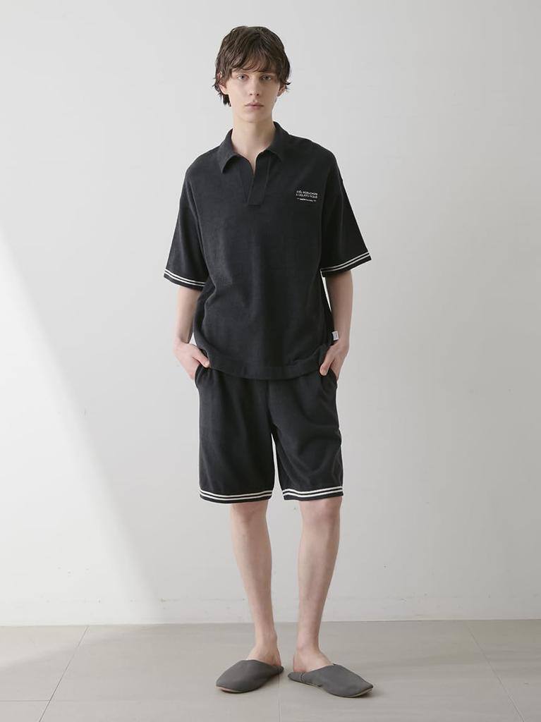 Gelato Pique Joel Robuchon HOMME Line Shorts PMNP252043 Black Men's