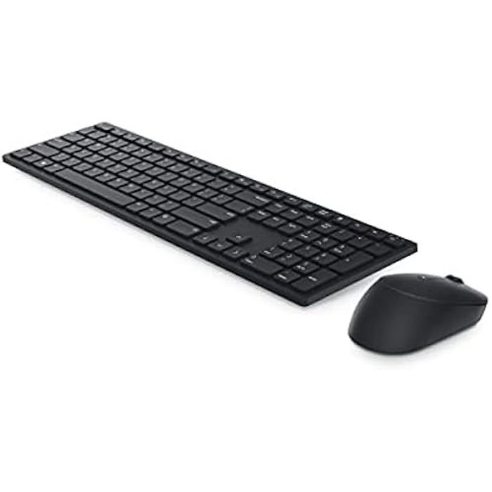 Bezdrátová klávesnice - DELL - KM5221W - QWERTY US International - Černá - Bezdrátová RF