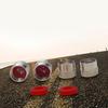 Universal Style Metal Car Anti-rust Motorbike Wheel Tire Valves Stem Cap Airtight Cover Dustproof with Rubber Seal Rings