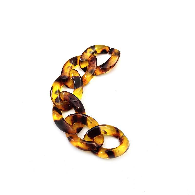 Akrylový 14x19mm Řetízek na pouzdro na brýle, masku a telefon pro DIY letní šperky