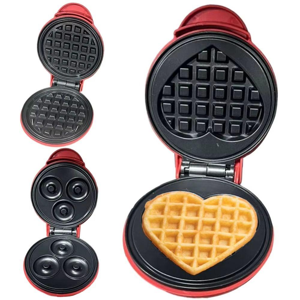 Quick Heat-Up Electric Pancake Maker Electric Baking Pan Waffle Machines  Breakfast Preparation