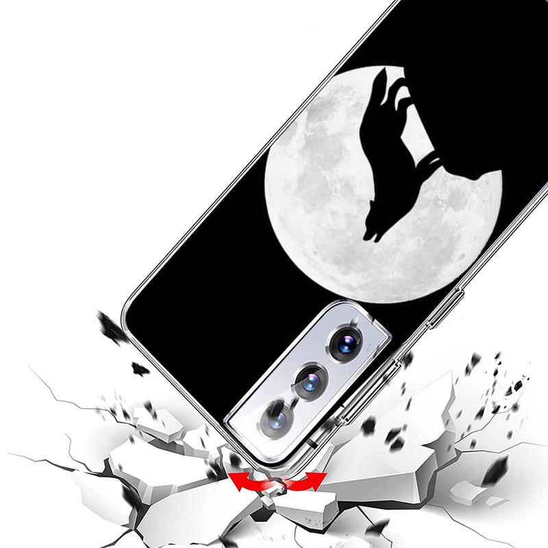 Angry Animal Wolf Fierce Phone Case For Samsung Galaxy S24 S25 Edge S26 Ultra S23 S22 S21 Plus S20 FE + Personalized Print Cover