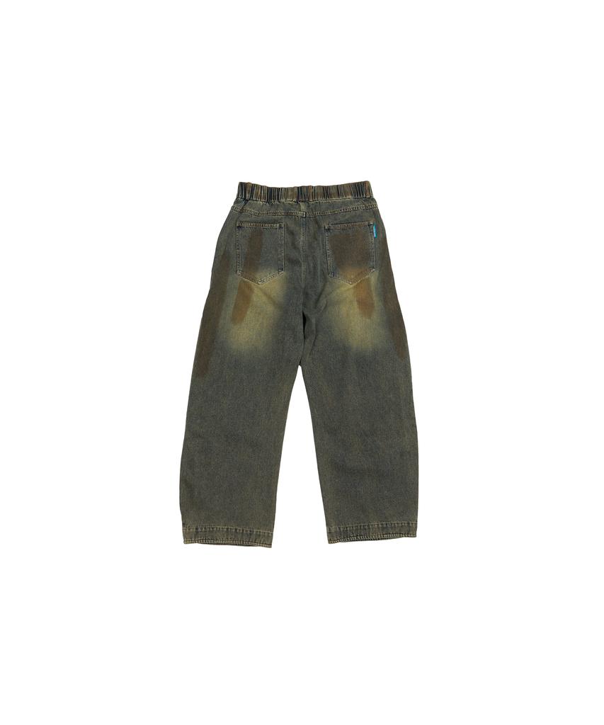 DOUBLE JD Big Brush Washed Denim