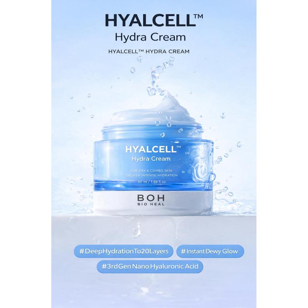 [BIO HEAL BOH] Hyalcell Hydra Cream 50ml / 50+30ml