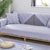 Cotton Sofa Cushion for All Seasons, Fabric Pastoral Leather Non-slip Cushion, Simple Modern All-inclusive Cover Cover