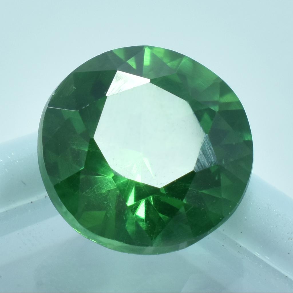 Green Garnet 9.30 Ct Natural Round Cut Loose Gemstone