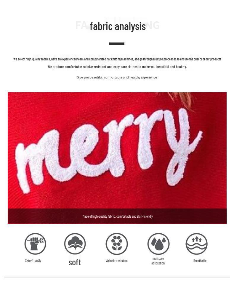 Women's European and American Loose Bat Sleeve Christmas Turtleneck Sweater