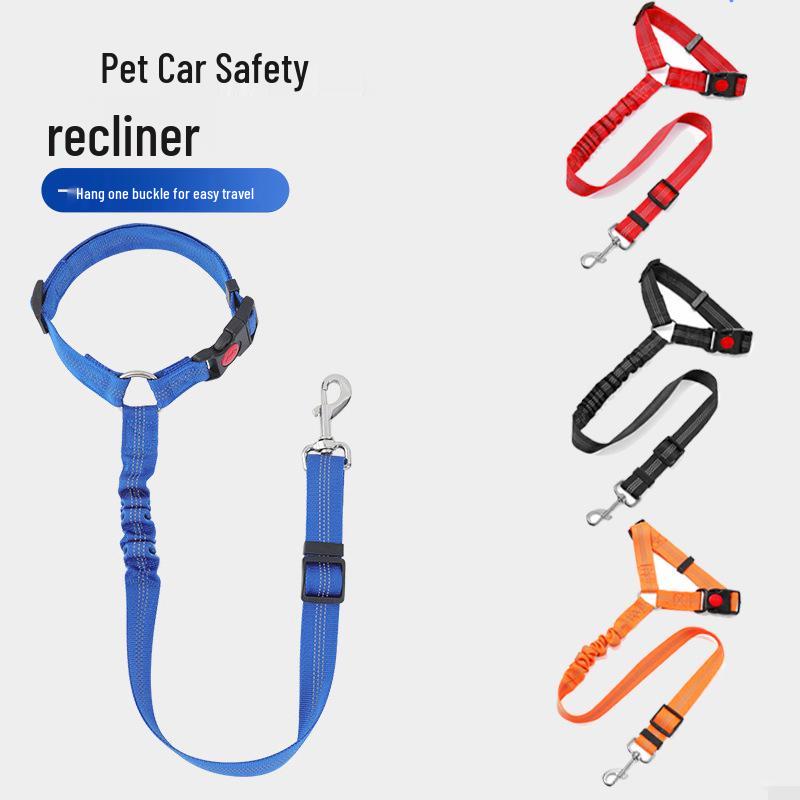 Pet Car Safety Belt with Round Ring for Dogs